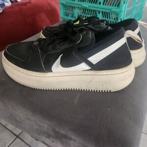Nike Black and White Low-Top Sneakers